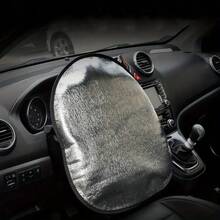 1pc Foam Steering Wheel Cover, Summer Car Sun Shade And Heat Protection - 1pc Steering Wheel Sun Visor Cover - View 6