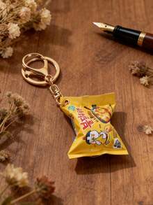 1pc Korean Ramen-Shaped Keychain, Suitable As Gift For Friends And Teachers Gifts For Mother, Father, Graduation, And Teacher - Multicolor - View 2