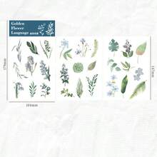 3pcs/Set Botanical Stickers, Flat Adhesive Stickers With Backing, DIY For Album, Notebook, Phone Case, Books Scrapbook Supplies Scrapbooking - 1 Set - View 14