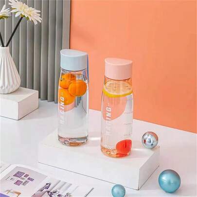 Portable Rope 550 650ml Plastic Clear Running Sports Water Bottle Cup Student Male Female Summer Handy Cup