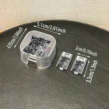 TPU Leopard Print 3pcs Silver Leopard & Tiger TPU Charging Head & Cable Protector Set Suitable Compatible With Apple 20W UK Fast Charger Women Gift - 3-piece Silver Leopard Tiger Set - View 3