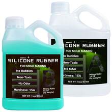 High Flexibility Heat Resistant Silicone Rubber, 32oz/6.76oz Green Non-Stick Mold Making Material For Resin, Candle, Gypsum And Jewelry Casting, Perfect For Complex Details & Carving Projects - Green - View 13