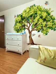 1 Bộ Hình Dán Tường Hình Cây, Decal Trang Trí Phòng Ngủ, Phòng Khách, Nhà Bếp, Phòng Tắm - Nhiều màu - Xem 8