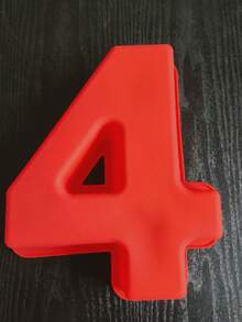 1个3D大型硅胶蛋糕模具，带数字0-9，生日和周年纪念蛋糕模具 - 彩色 - 查看 20