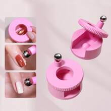 Magnetic Cat Eye Nail Art Tool - Portable Nail Polish Magnet Stick With Roller, Creates Captivating Cat Eye Effect, Easy To Use At Salon Or Home - Multicolor - View 4