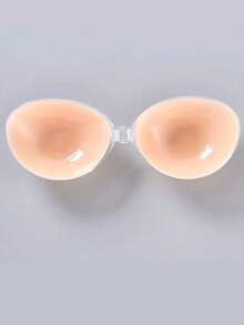 1pc Women's Silicone Sticky Bra, Invisible Straps Lift And Cleavage Design, Self-Adhesive Strapless Invisible Style, Suitable For Wedding Dresses/Formal Gowns, Backless, Spaghetti Strap, Bodycon Dresses, Sheer Tops, Spaghetti Strap Outfits, Bridal Shower, Travel, Suitable For Parties, Cocktail Dresses, Weddings/Formal Dinners - Multicolor - View 2