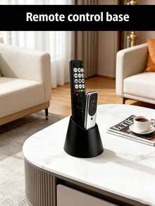 Tabletop Remote Control Holder, No Drilling Required, 2-Slot Design Suitable For TV, AC And Lighting Remotes, Excellent Desktop Organizer Tool, Minimalist And Fashionable Design - Multicolor - View 3