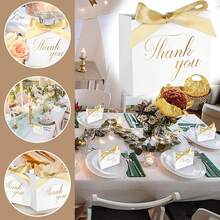 Gift Box With Ribbon 4.9'x4.7'x1.8' Paper Mini Gift Boxes Presents Bags For Birthday Christmas Mother's Day Wedding Baby Shower Birthday Packaging Candy Cookie Chocolate Craft Candle Small Gifts - View 4