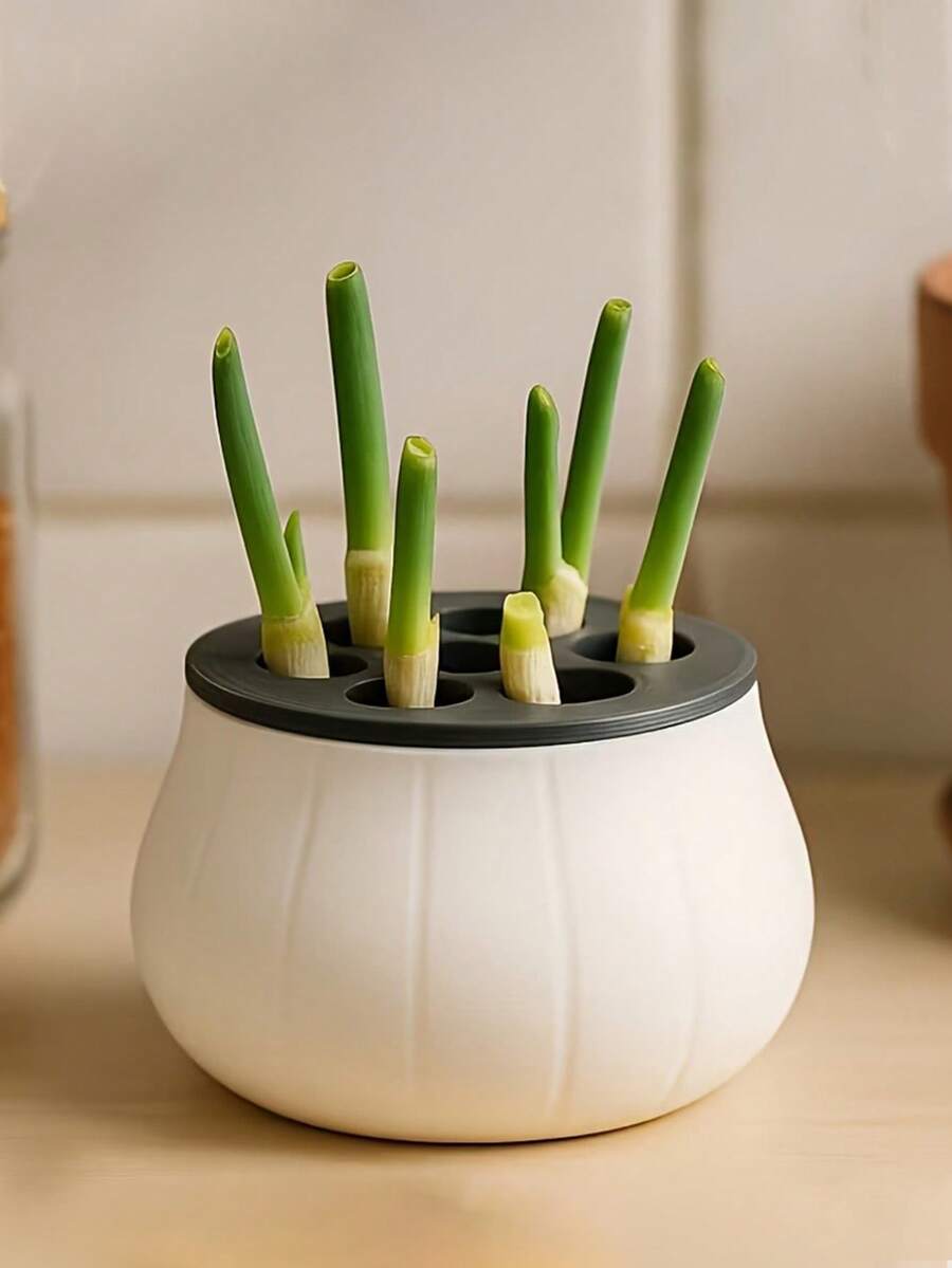 Trồng rau tại nhà, thủy canh, hành lá, tỏi, hành xanh theo phương pháp canh tác tái tạo, bộ vỏ đen trắng dễ nhận biết và tái sử dụng, trồng trọt bội thu, chậu trồng tái tạo, vận hành đơn giản tại nhà, thu hoạch theo chu kỳ, hộp thủy canh không cần đất, trồng rau xanh không bị ảnh hưởng bởi mùa vụ - có thể tái sử dụng.