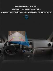 Autostéreo De Pantalla Táctil 1din Bt Fm Eq Usb Y Cámara Negro - A - Ver 7