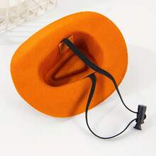 宠物牛仔帽套装，适用于猫咪和小型犬，西部宠物摄影道具，可调节 - 彩色 - 查看 7