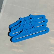 4pcs Cat Food Squeezer Tool, Cat Food Dispenser, Portable Cat-Shaped Paste Squeezer, Ergonomic Handle Design, Durable Plastic Material, Easy To Use And Clean - 4pcs Blue - View 9