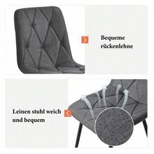 Dining Table & Chair Sets - White + MDF+Metal - View 11