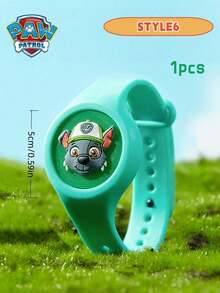 1 pezzo Braccialetto in silicone con cartone animato Paw Patrol, adatto come regalo per amici, compagni di classe, matrimoni, miglior regalo per le vacanze, decorazione per l'atmosfera della festa, decorazione perfetta per la festa, decorazione per la casa, decorazione perfetta per la stanza, regalo di Natale, San Valentino, regalo ideale per la celebrazione del compleanno, souvenir per le donne, estetica carina, regalo di San Valentino, decorazione, decorazione per la casa, regalo di San Valentino - Multicolore - Visualizzare 9