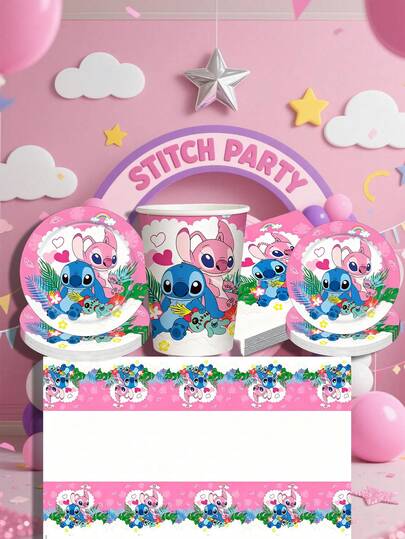 Stitch Themed Dinnerware Set, Suitable For Party And Dining Decor, Party Favors, Stitch Themed Decorations. We Have Carefully Curated Various Sets And Styles For You To Choose From.