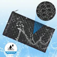 2pack Money Bag, Cash Zipper Pouch, Bank Bags, Cash Wallet, Cosmetic Receipts Coins Small Tools Organizing Storage Bag - Màu đen + Bộ 2 chiếc - Xem 3