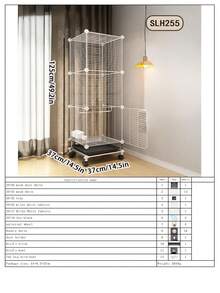 Movable Bird Cage With Drip Tray, Assembled Iron Wire Mesh Cage, Easy To Clean Pet Bird Villa - Assembly Type - View 16