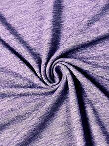 1 Piece Of A Pullover Suitable For Plus-Size Women, Featuring A Banana Pattern, A Casual Outfit Suitable For All Seasons, Shipped From The Local Warehouse, Delivered Quickly, A Versatile Top - 淡紫色 - 查看 6