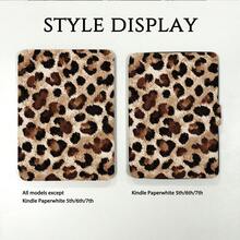 Kindle Reader Protective Case, Leopard Print Book Style, Compatible With Kindle Paperwhite 5th/6th/7th, Paperwhite 10th/11th/12th, Kindle (Colorsoft)/10th/11th/12th And Other Popular Models, Kindle Accessories - Multicolor - View 7