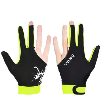boodun 1pc Left Hand Snooker Billiard Glove, Elastic Breathable Non-Slip Billiard Table Tennis Sports Glove, Professional Glove