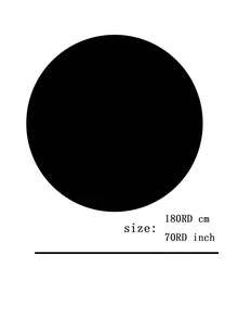 1件极简白色圆形涤纶刺绣桌布 - 白色 - 查看 11