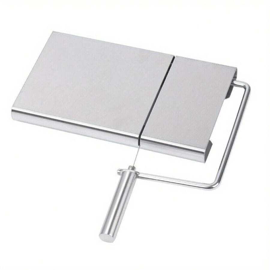 Board With Cutting Handle Cheese Slicer Butter Cutter Stainless Steel Square Blade For Even Slices Durable Kitchen Tool For Perfect Cheese Cutter - View 1