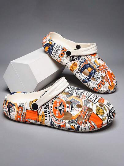 1 par de pantuflas para hombres de suela gruesa de EVA, antideslizante, suave y cálida para tallas grandes