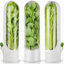 High-Quality Product 1/2PCS Herbal Preservation Pods, Herbal-Keeping Vegetable And Coriander Containers Suitable Refrigerators, Herbal Preservation Bottles, Used Storing Mint In Fridge, Keeping It Green And 2-3 Weeks, Refrigerator Kitchen Supplies - 1pc - 查看 4