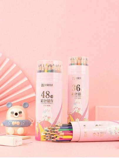 12/24/36/48PCS Color Drawing Pencils Art Set Sketch Doodle Coloring Perfect Gift For Students Teachers Birthday Back To School Creative Supplies Educational Tools Art Stationery Office