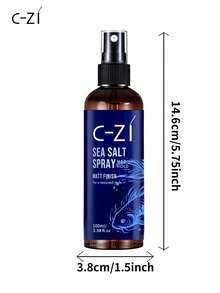 C-ZI 海盐哑光定型喷雾，打造哑光质感，柔顺滋养秀发，提升秀发光泽，100毫升/3.38液盎司 - 100ml - 查看 10