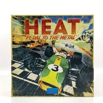 Heat: Pedal To The Metal - Strategic F Ormula 1 Racing Board Game, 1-6 Players, Retro 60s F1 Theme, Perfect For Racing Fans & Strategy Enthusiasts