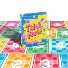 Think Fast! Say It First! Competitive Tabletop Game, Party Card Game, Ice Breaker Card Game, A Buzzer-Style Trivia Challenge, Reflexes Test, Holiday Gift! - View 3