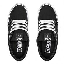 Qix Allan Mesquita Vulcanized Unisex Sneakers | Black And White - 黑色 - 查看 5