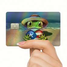 2pcs Colorful Credit Card Skin Stickers, Waterproof Scratch-Resistant Personalized Decorative Protective Stickers, Suitable For Credit/Debit/Transit Cards - C-multicolor - View 2