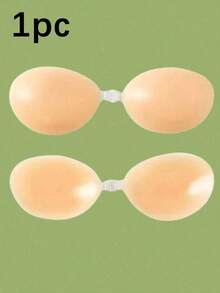 1pc Ultra-Hold Silicone Bras, Wedding Bras, Invisible Bras, Strapless Silicone Bras, Reusable, Nipple Covers, Comfortable Waterproof Bra, Women's Silicone Push-Up Bra Covers, Popular Styles - Color - View 11