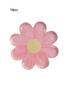 10 pièces Assiettes en papier Marguerite de 7 pouces, Assiettes en papier jetables Marguerite, Assiettes de fête Marguerite de printemps, Assiettes en papier à motif floral mignon, Fournitures de fête Marguerite, Anniversaire, Mariage, Décoration de fête, Halloween, Noël, Thanksgiving, Fête des récoltes, Décoration d'automne, Cadeaux, Trick or Treat - Multicolore - Voir 15