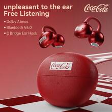Coca Cola Coca-Cola Wireless Earbuds, Wireless Stereo Headphones, Mini Earphones, Comfortable Headphones, Headphone Design, Active Noise Cancelling, Gift For Valentine's Day/Christmas/New Year - View 1