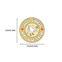 50pcs Funny Silly Goose Stickers, Self Adhesive,School Stationery Supplies,Journaling Supplies,Scrapbook Supplies,Mobile Phone,Laptop,Bumper,Skateboard,Water Bottles,Hard Hat,Car Stickers - 1 Set - View 3