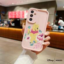 Miniso Disney Winnie The Pooh Floral Phone Case Suitable For Samsung Galaxy S25 Ultra/S25 Plus/S25/Galaxy S24 Ultra/S24 Plus/S24/S24 FE/S23 Ultra/S23 FE/S22Ultra/S22 Plus/S22/S21 Ultra/S21 Plus/S21/S21 FE/A13/A14/A15/A16/A17/A33/A34/A35/A36/A52/A53/A54/Galaxy Note20Ultra/Galaxy Note20 Galaxy S25 Case Galaxy S25 Case Galaxy S25 Ultra Case Plus Stocking Stuffers The Girlfriend - 白色 - 查看 4