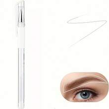 3pcs Set Eyebrow Tattoo Pen With Refill Ink, Skin Marker Pen With Ruler, Permanent Makeup Tools - Multicolor - View 12