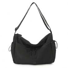 1pc Nylon Crossbody Bag, Casual Shoulder Bag, Versatile Daily Use Messenger Bag, Lightweight Peach Tree Sling Bag For Men - Multicolor - View 18