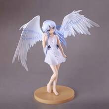 1 pieza ¡Ángel! Figura de anime estilo naranja, diseño de alas dinámico de chica ángel 2D bishoujo, decoración de escritorio de uniforme escolar de alta precisión, coleccionable de anime, regalo ideal para estudiantes, decoración de escritorio y regalo. Exhibición de colección de fans de anime, decoración del hogar/oficina - Regalo perfecto para entusiastas de la animación japonesa - Compatible con fondo fotográfico de anime - Pose linda, atuendo exquisito y expresión vívida - Figura de estilo anime hecha a mano - Multicolor - Ver 7