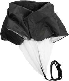 Paracaídas para Correr, Paraguas de Entrenamiento con Revestimiento de Pongee, 1 Pieza 5-15 kg de Resistencia para Deportes al Aire Libre(Black) - Blanco - Ver 5