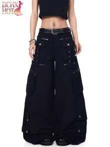 Women Jeans - 黑色 - 查看 2