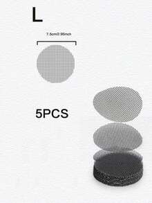 5-Piece Flower Pot Bottom Hole Pad Mesh, Flower Pot Bottom Net Sheet, Round Flower Plate Pad Mesh, Cuttable Flower Pot Bottom Mesh Pad - A - View 14