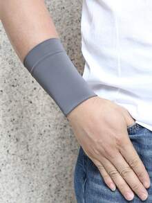 Zhenyanyouyun 1对夏季冰丝腕带，轻薄运动腕带，透气时尚，可遮盖疤痕/纹身，袖套覆盖手臂，假纹身臂套，秋季服装，万圣节装扮，黑色臂套，男士礼物 - 多款 - 查看 27