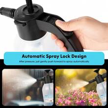 Carsun 2L Manual Air Pressure Watering Can, Dual Use For Home & Car, High Pressure Transparent Foam Sprayer - A - View 8