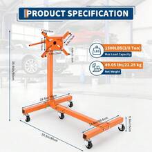 Cric de levage - |Orange|1500 lbs - Voir 7
