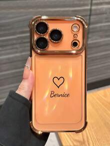 Ốp lưng điện thoại in tên theo yêu cầu, ốp lưng vĩnh cửu, ốp lưng điện thoại in chữ theo yêu cầu, ốp lưng TPU dày dặn mạ vàng có túi khí chống rơi, tương thích với Samsung. Ốp lưng trong suốt, thời trang, màu sắc tươi sáng, dễ thương và tối giản, hoàn toàn phù hợp với điện thoại của bạn. Đây là món quà cá nhân hóa độc đáo dành cho bạn bè, người yêu và mẹ, thích hợp cho năm mới, Halloween, Giáng sinh, Ngày của Mẹ, Ngày của Cha, Sinh nhật, Ngày Valentine. Phiên bản quốc tế, không phải phiên bản nội địa. - Hoa hồng vàng - Xem 6