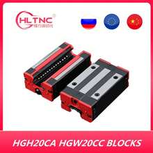 Bloque de riel de guía lineal, uso compatible con hiwin HGR15 HGR20 con guía para enrutador, HGH20CA HGW20CC, almacén de la UE, 4 Uds. IES4 - China continental - Ver 1